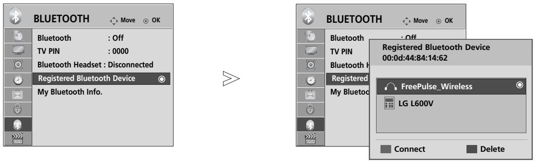 LG 55SL8000 - MANAGING REGISTERED BLUETOOTH DEVICE - 1