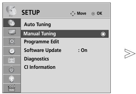 LG 55SL8000 - MANUAL PROGRAMME TUNING (IN DIGITAL MODE) - 8