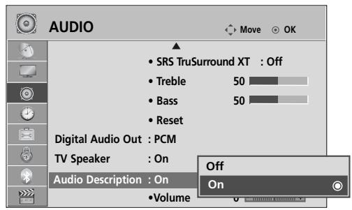 LG 55SL8000 - AUDIO DESCRIPTION (IN DIGITAL MODE ONLY) - 3
