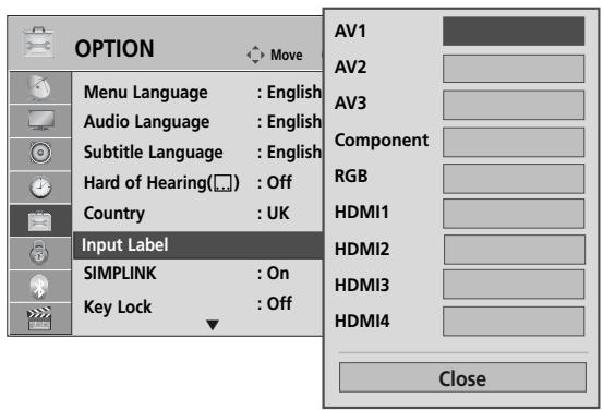 LG 55SL8000 - INPUT LABEL - 3
