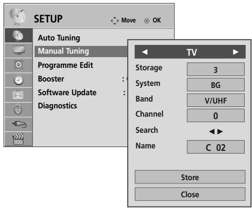 LG 15EL9500 - MANUAL PROGRAMME TUNING (IN ANALOGUE MODE) - 18