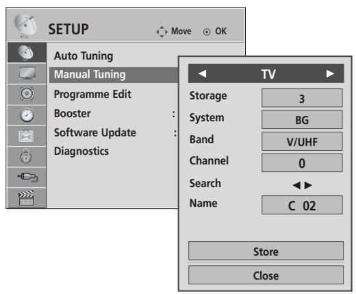 LG 15EL9500 - MANUAL PROGRAMME TUNING (IN ANALOGUE MODE) - 3