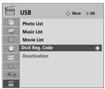 LG 15EL9500 - DIVX REGISTRATION CODE - 1