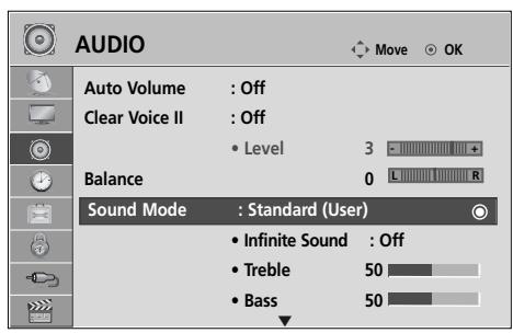 LG 15EL9500 - SOUND SETTING ADJUSTMENT -USER MODE - 1