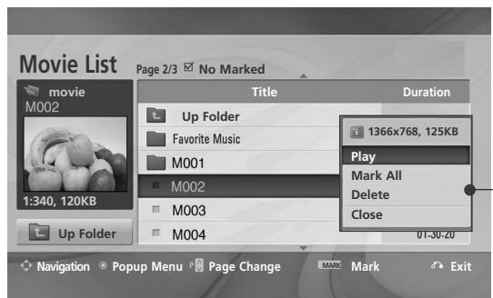 LG 15EL9500 - Movie Selection and PopUp Menu - 3