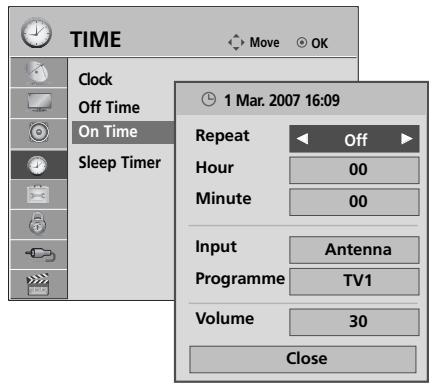 LG 15EL9500 - AUTO ON/OFF TIME SETTING - 3