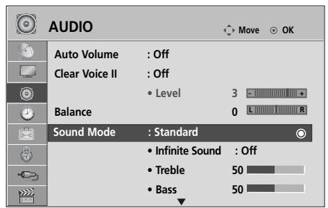 LG 15EL9500 - PRESET SOUND SETTINGS-SOUND MODE - 1
