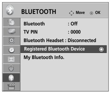 LG 19LU5000 - MANAGING REGISTERED BLUETOOTH DEVICE - 1