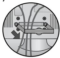 LG 19LU5000 - How to remove the cable management clip (LCD TV Models : 19/22LH20\*\*) - 1