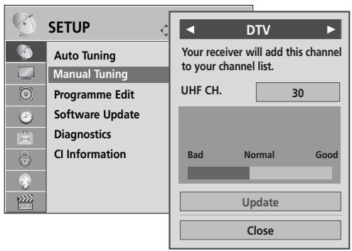 LG 19LU5000 - MANUAL PROGRAMME TUNING (IN DIGITAL MODE) - 2