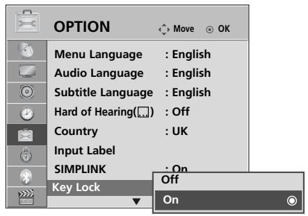 LG 19LU5000 - KEY LOCK - 2