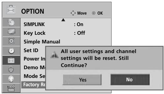 LG 19LU5000 - (RESET TO ORIGINAL FACTORY SETTINGS) - 3