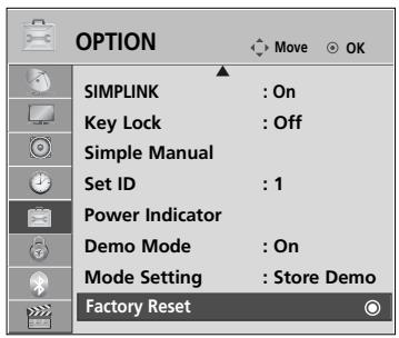 LG 19LU5000 - (RESET TO ORIGINAL FACTORY SETTINGS) - 1
