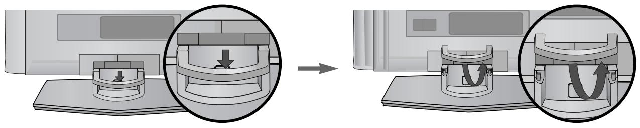 LG 325600 - Kaapelipidikkeen irrottaminen (LCD-TELEVISIONALLIT: 19/22LS4D*) - 1