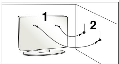 LG 325600 - MONTERA PRODUKTEN ORDENTLIGT SÄ ATT DEN INTE VÄLTER. - 1
