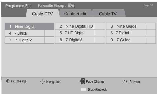 LG 32LD450 - BLOCK PROGRAMME - 3