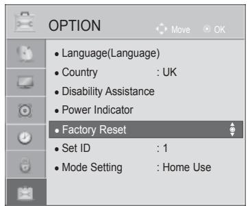 LG 32LD450 - INITIALIZING(RESET TO ORIGINAL FACTORY SETTINGS) - 1