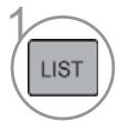 LG 32LD450 - ■ Displaying programme LIST - 1