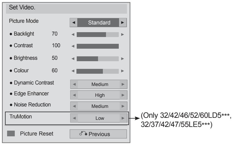 LG 32LD450 - ■ When you select the Set Video, - 1