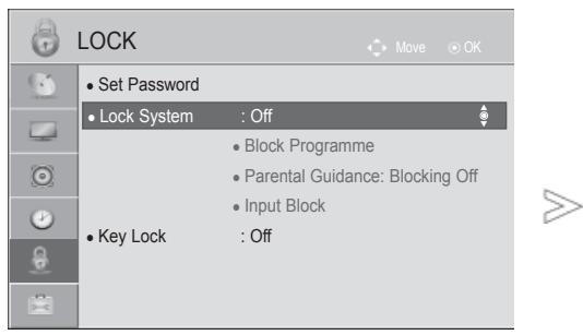 LG 32LD450 - SET PASSWORD & LOCK SYSTEM - 1