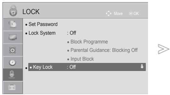 LG 32LD450 - KEY LOCK - 1