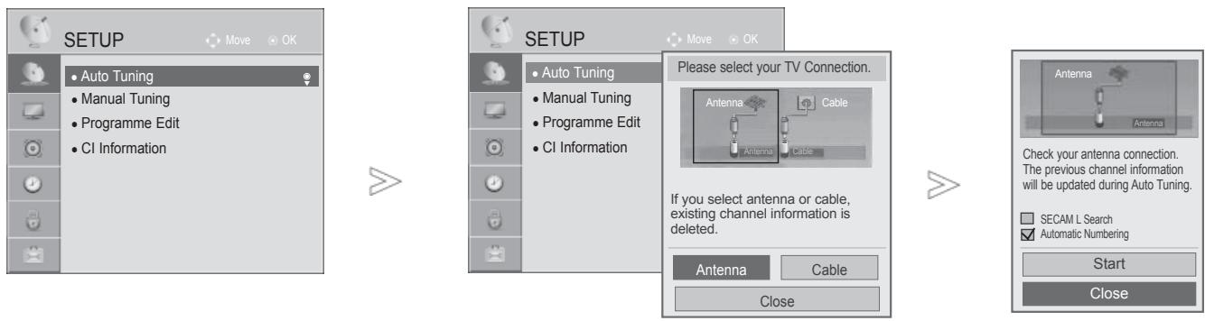 LG 32LD450 - If you want to select the Antenna, - 1