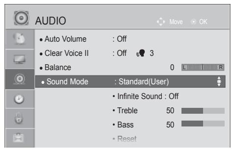 LG 32LD450 - SOUND SETTING ADJUSTMENT -USER MODE - 1