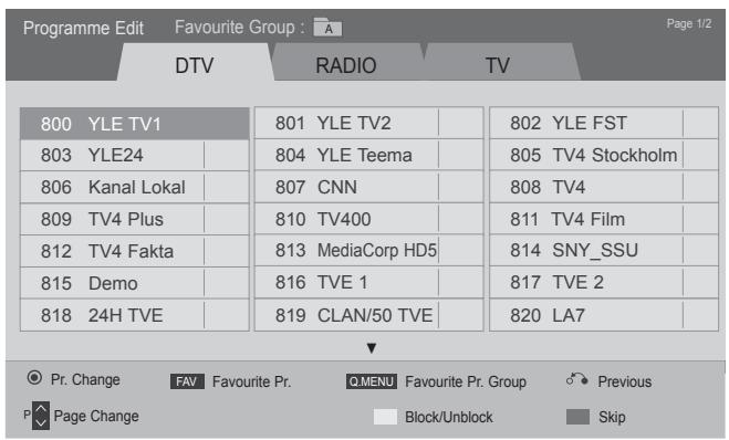 LG 32LD450 - PROGRAMME EDIT - 2