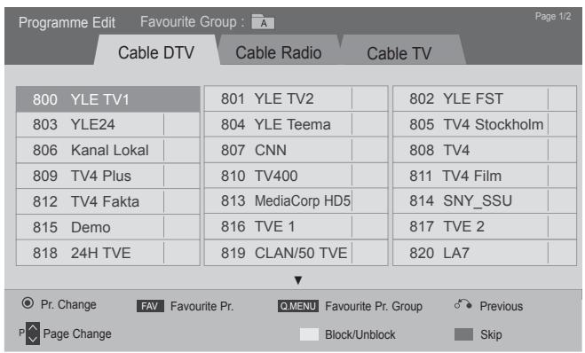 LG 32LD450 - PROGRAMME EDIT - 3