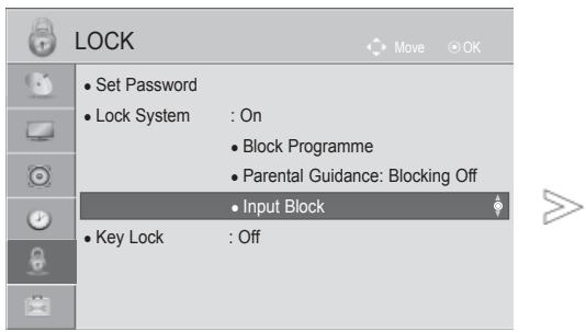LG 32LD450 - EXTERNAL INPUT BLOCKING - 1