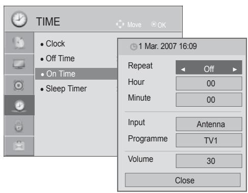 LG 32LD450 - AUTO ON/OFF TIME SETTING - 3