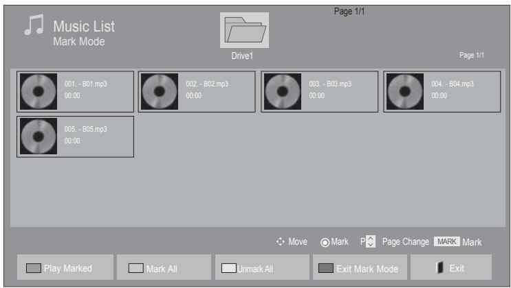LG 32LD450 - ■ When selected music files are played - 1