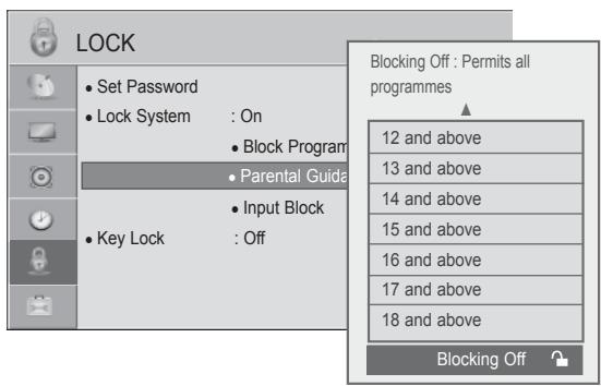 LG 32LD450 - PARENTAL CONTROL (IN DIGITAL MODE ONLY) - 3