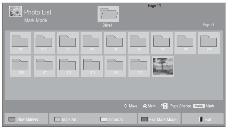 LG 32LD450 - ■ When selected photo files are displayed - 1