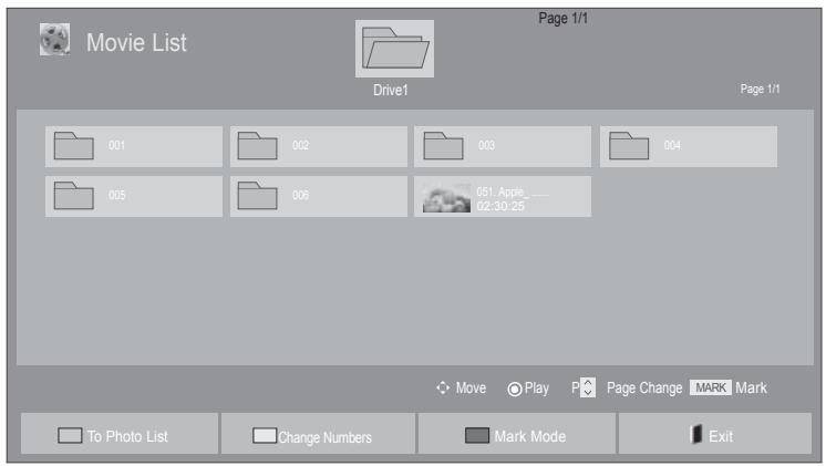 LG 32LD450 - ■ When playing movie files - 1
