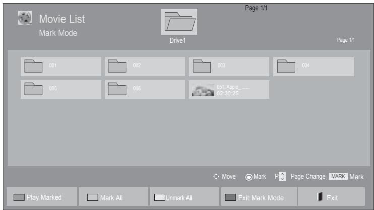 LG 32LD450 - ■ When selected movie files are played - 1