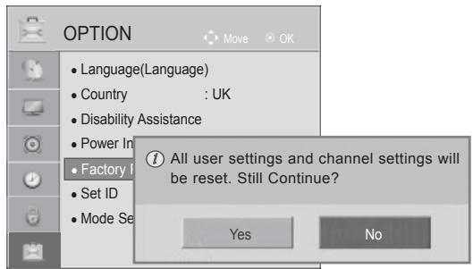 LG 32LD450 - INITIALIZING(RESET TO ORIGINAL FACTORY SETTINGS) - 3