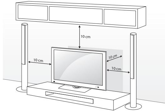LG 32LW4500 - Mounting on a table - 1