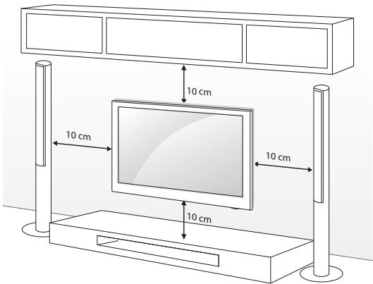 LG 32LW4500 - Mounting on a wall - 1