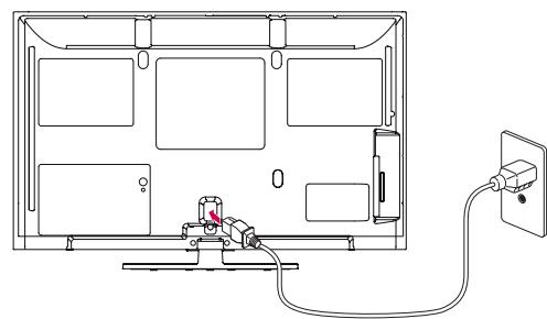 LG 32LW4500 - Mounting on a table - 2