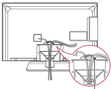LG 32LW4500 - Tidying cables - 2