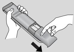 LG 37LH3800 - Installing Batteries - 1