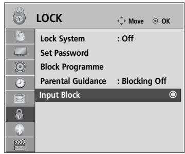LG 37LH3800 - EXTERNAL INPUT BLOCKING - 1