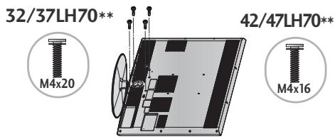 LG 37LH3800 - STAND INSTALLATION - 5