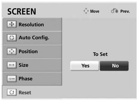 LG 37LH3800 - Screen Reset - 3