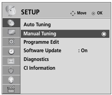 LG 37LH3800 - MANUAL PROGRAMME TUNING (IN ANALOGUE MODE) - 12