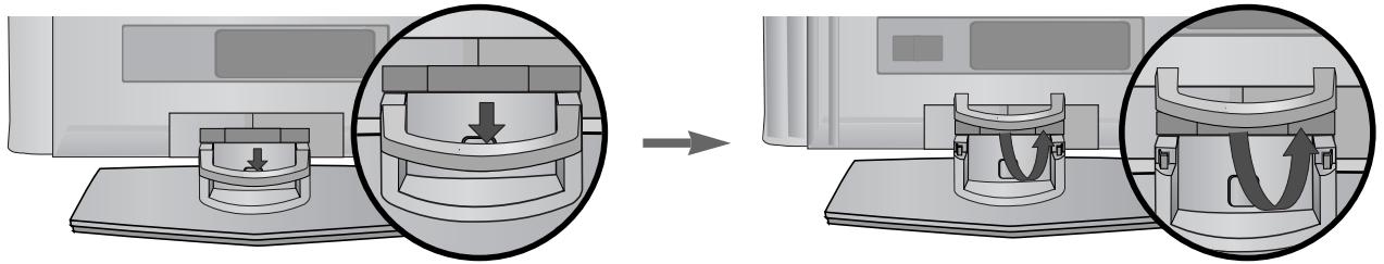 LG 422000 - Como extraer el organizador de Cables (Modelos deTelevisores de LCD : 19/22LS4D*) - 1