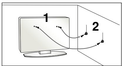 LG 422000 - DAS GERÄT MUSS SICHER MONTIERT WERDEN, SO DASS ES NICT UMFALLEN KANN. - 1