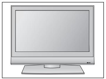 LG 422000 - Instalace s podstavcem na stolku - 1