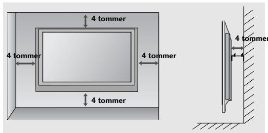 LG 422000 - Vægmontering: Vandret installation - 2